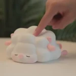 چراغ خواب سیلیکونی گوسفند صورتی