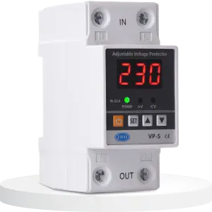 محافظ ولتاژ و جریان زمینه سفید