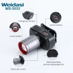 هد لامپ ویداسی مدل WD-5033 - تصویر 3