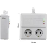 محافظ دوخانه یخچال با کابل 5 متری کد 904 پارت الکتریک - تصویر 3
