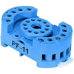 سوکت رله شیشه‌ای 11 پایه مدل PF-11PIN