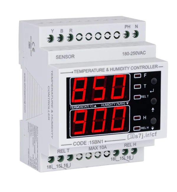 کنترل کننده دما و رطوبت شیوا امواج مدل THBN-100