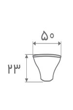 لامپ طرح هالوژنی 7 وات پربازده افراتاب مدل AF-SWD-7HE - تصویر 4