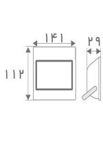 نورافکن 20 وات اسلیم افراتاب مدل AF-SFL-20W - تصویر 4