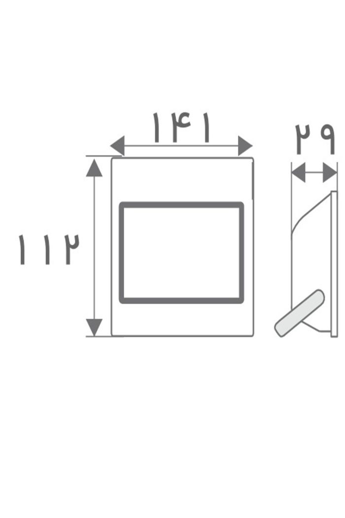 نورافکن 20 وات اسلیم افراتاب مدل AF-SFL-20W - تصویر 4