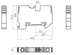 ترمینال ریلی فشاری ارت سایز 6 مدل RT-PG 6-E (RPET 6) - تصویر 3