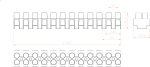 ترمینال شاخه ای 12 خانه سایز 16 مدل B16/12 - تصویر 3